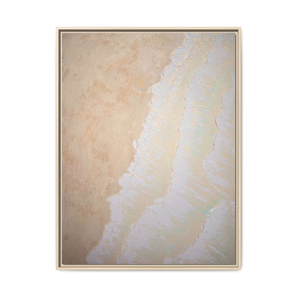Coastal Waves Matte Canvas, Framed (Multi-color)